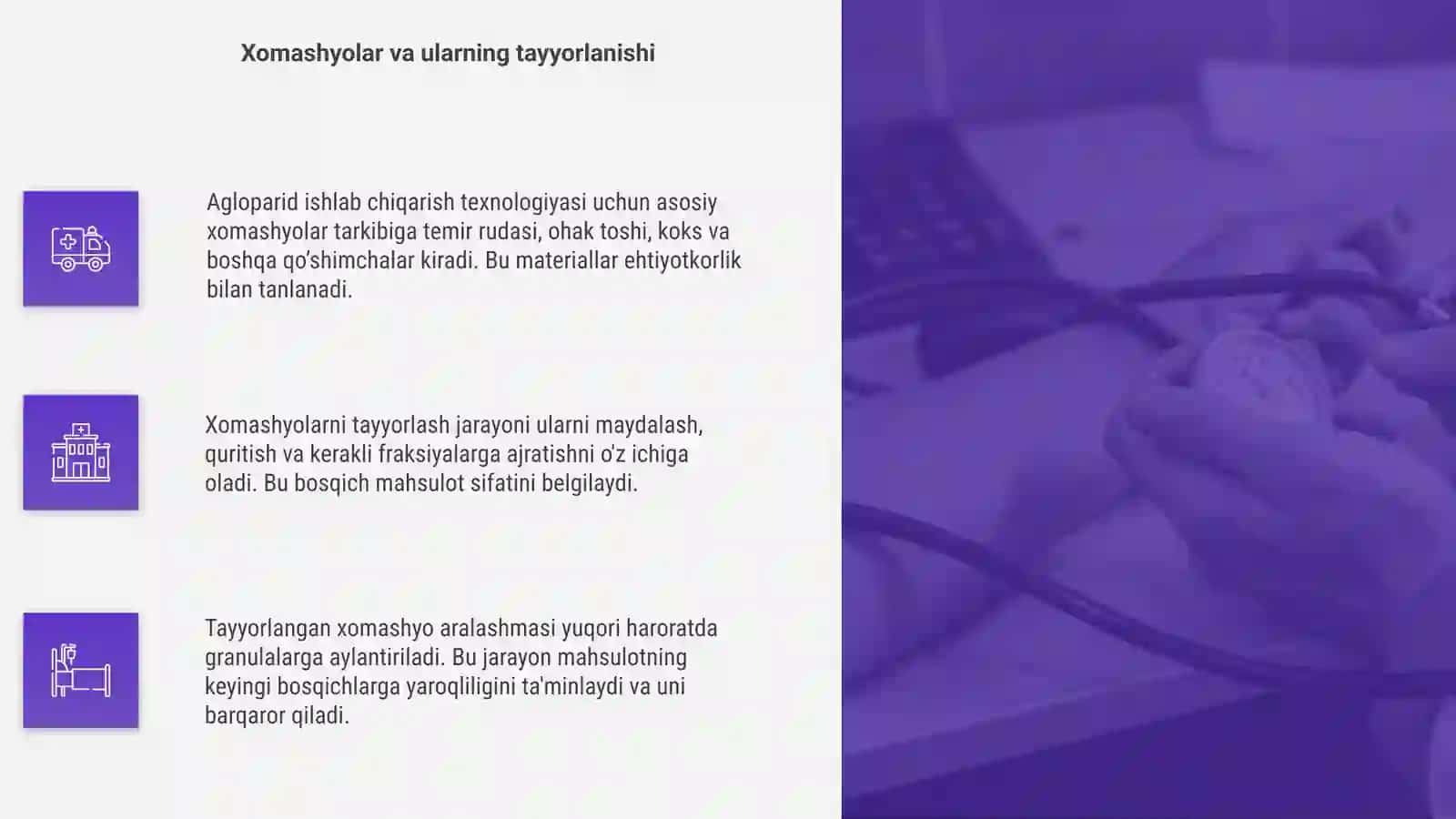Agloparid ishlab chiqarish texnologiyasi 4