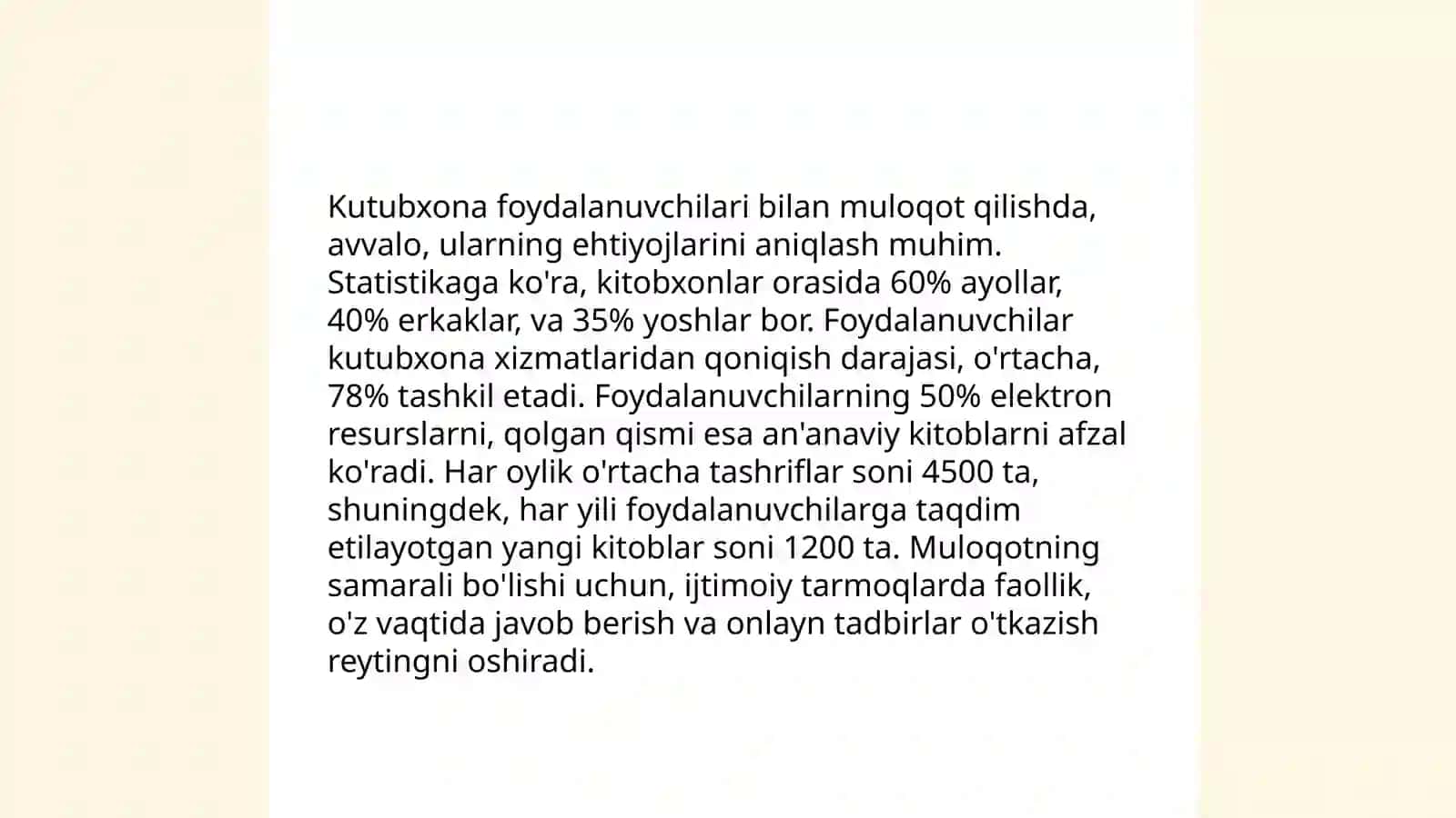 Kutubxona axborot faoliyatida boshqaruvning ijtimoiy psixologik asoslari 4