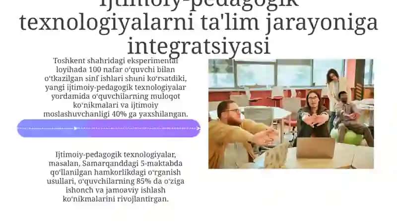 Ijtimoiy pedagogik texnologiya tushunchasi va uning mohiyati 4