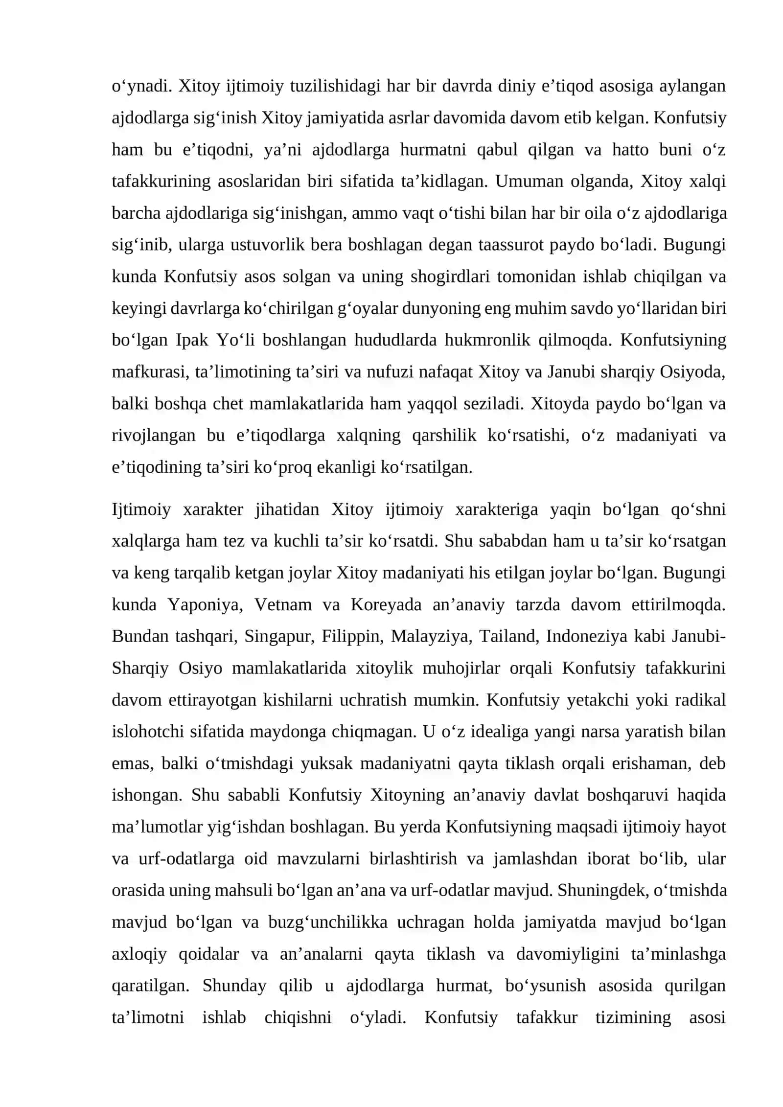 Konfutsiylik ta’limoti haqida ma’lumot 4