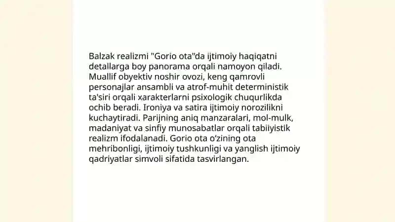 Balzakning "Gorio ota" asari 4