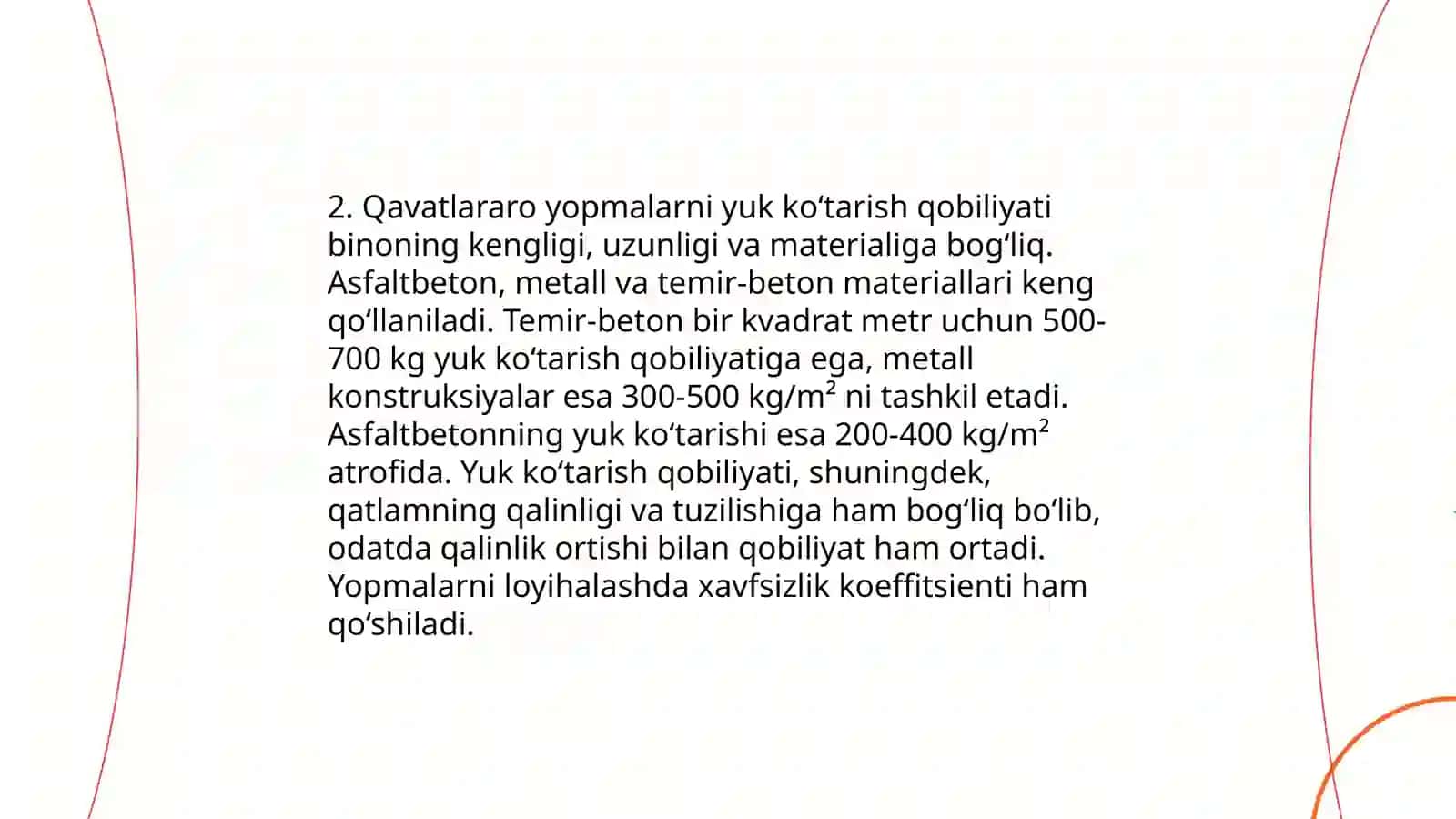 Qavatlararo yopmalarni tahlil qilish 4