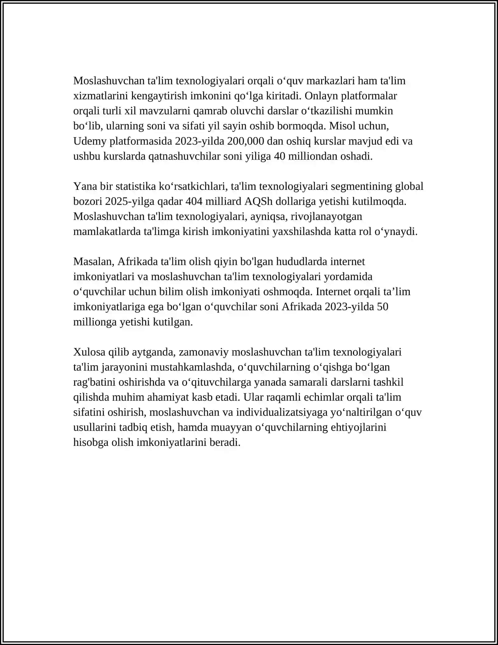 ODAMNING ADAPTIV TIPLARI 4