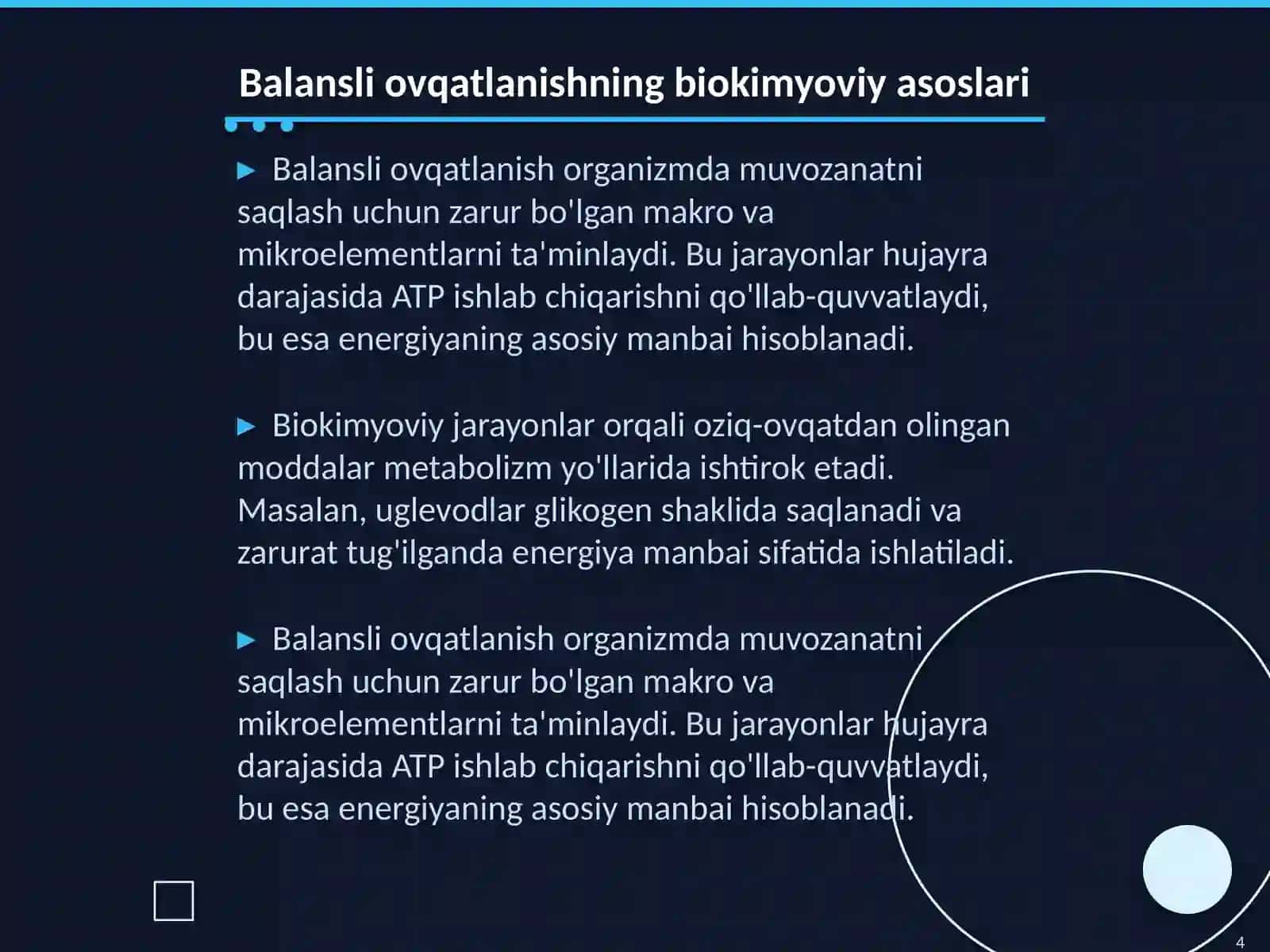 Sportchilarning ovqatlanishining biokimyoviy asoslari 4