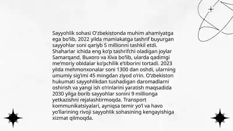 Turizm korxonasida mavjud axborotlar oqimi 4
