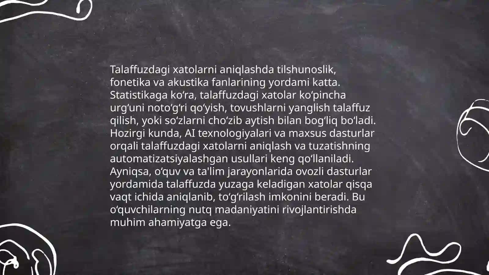 Tovushlarning to'g'ri talaffuzi yuzasidan olib boriladigan ishlar mazmuni 4