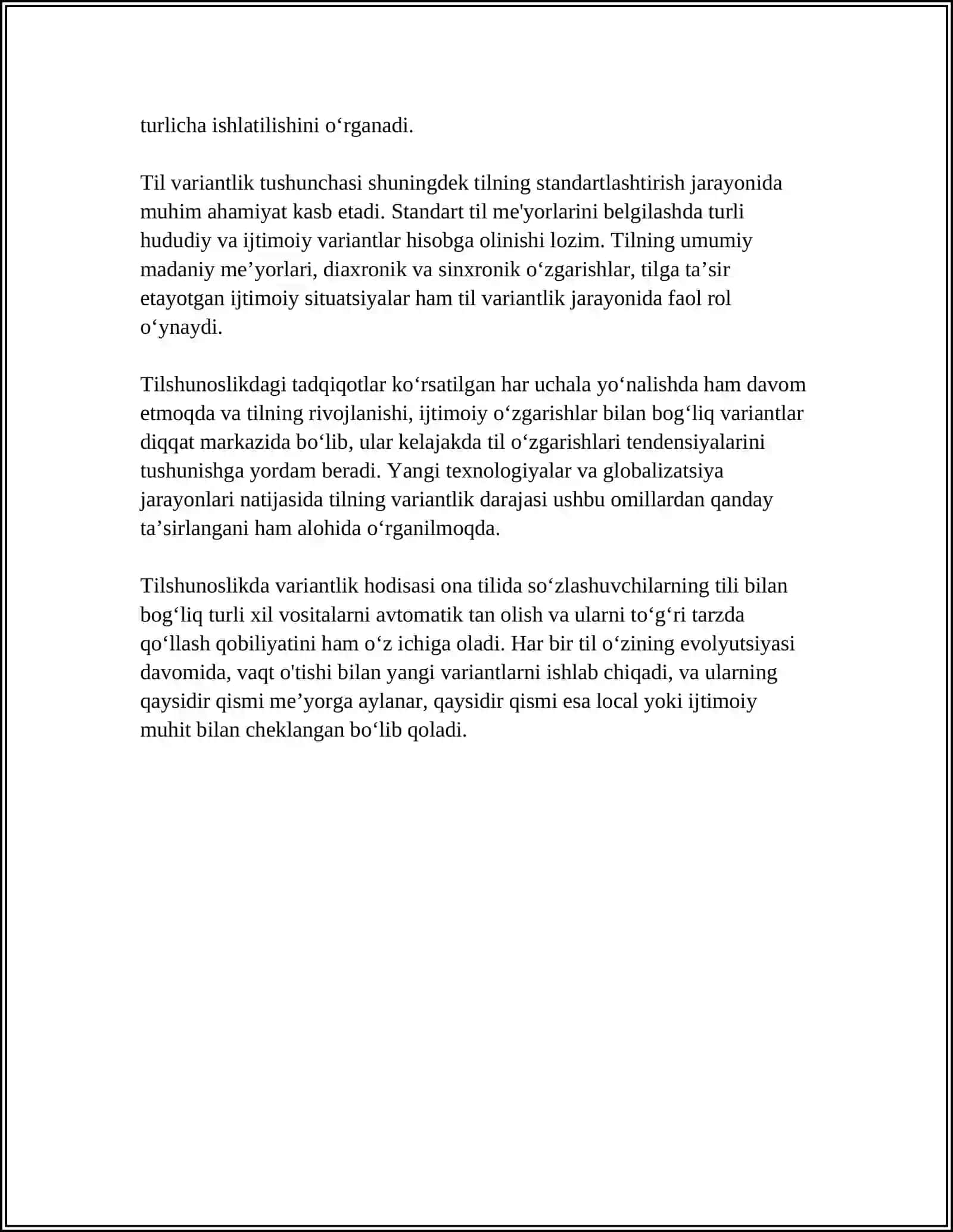 TILSHUNOSLIKDA VARIANTLILIK VA INVARIANTLILIK MUNOSABATI 4