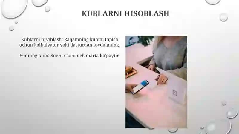 Sonning kvadrati va kubi 4