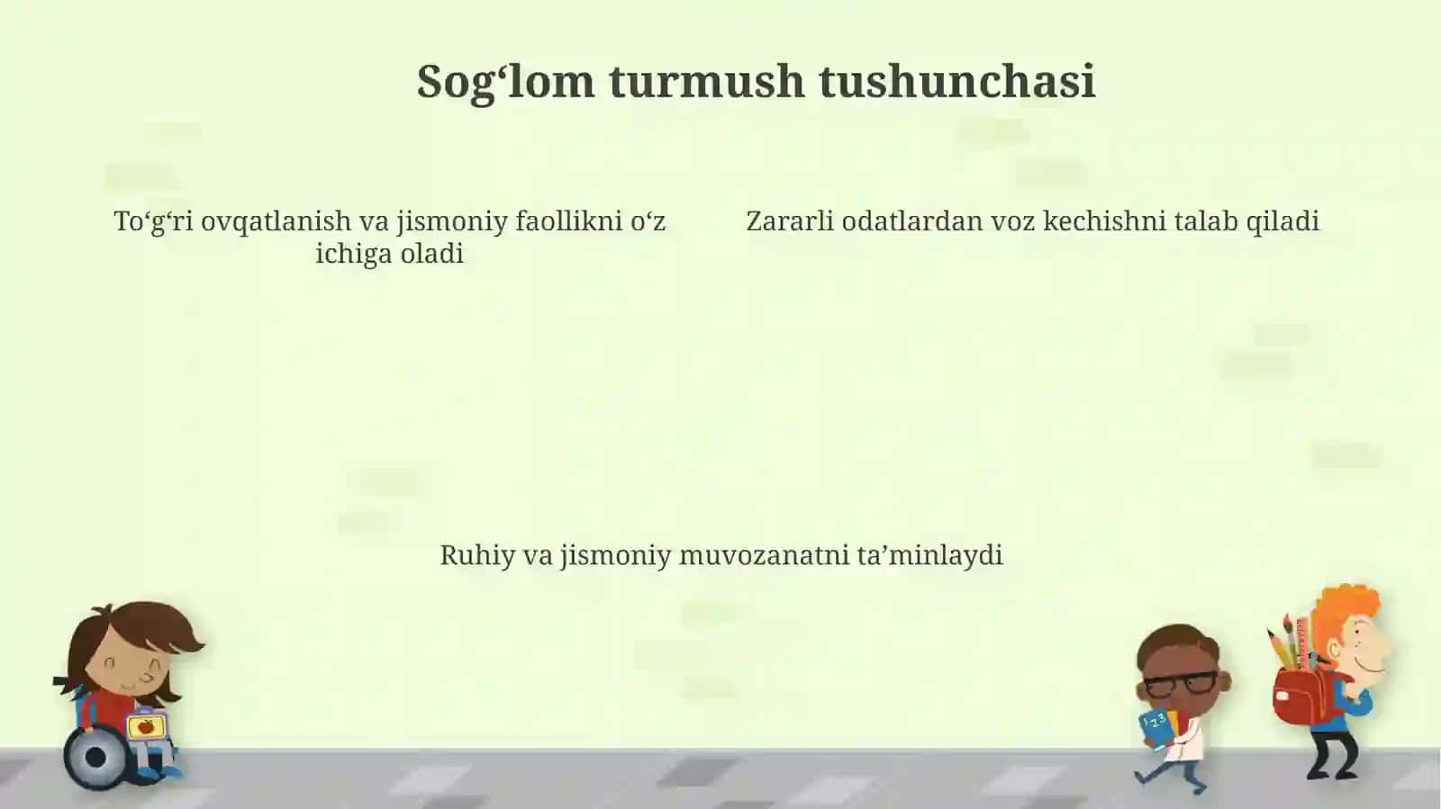 Sogʻlom turmush tushunchasi 4