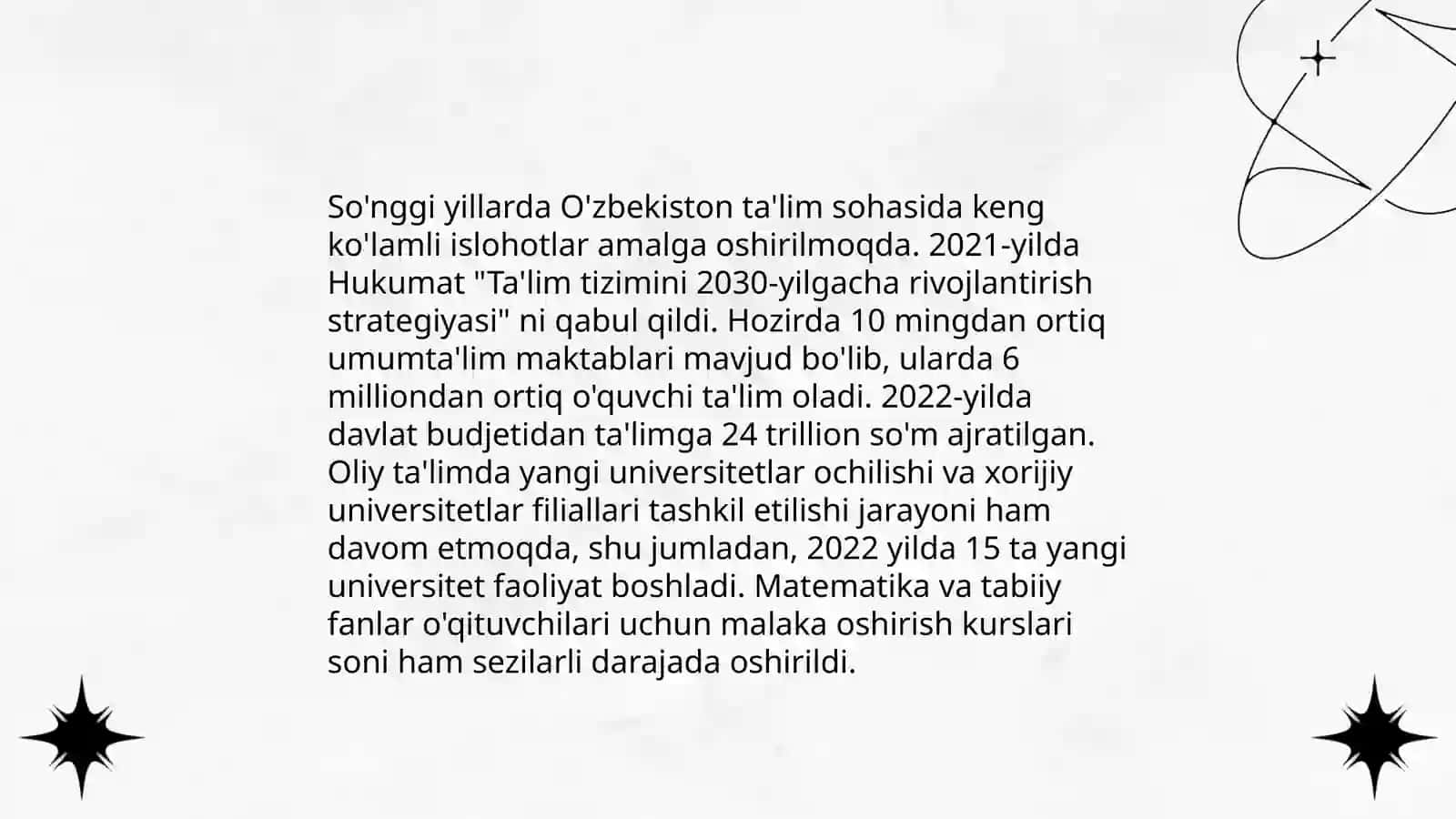 Yangi O'zbekistonning iqtisodiy rivojlanishi 4