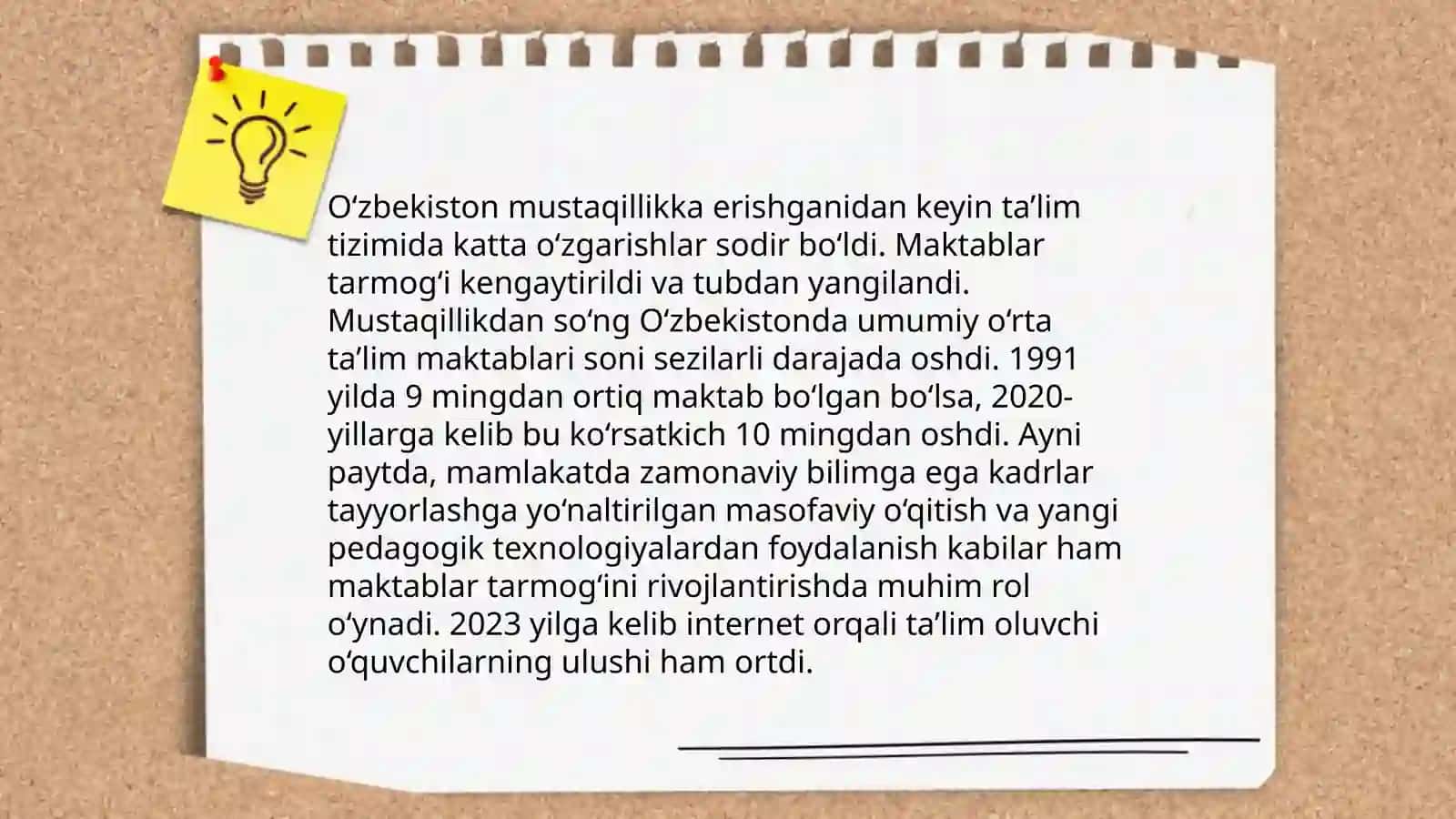 Mustaqillik yillarida taʼlim tizimi: kecha va bugun 4