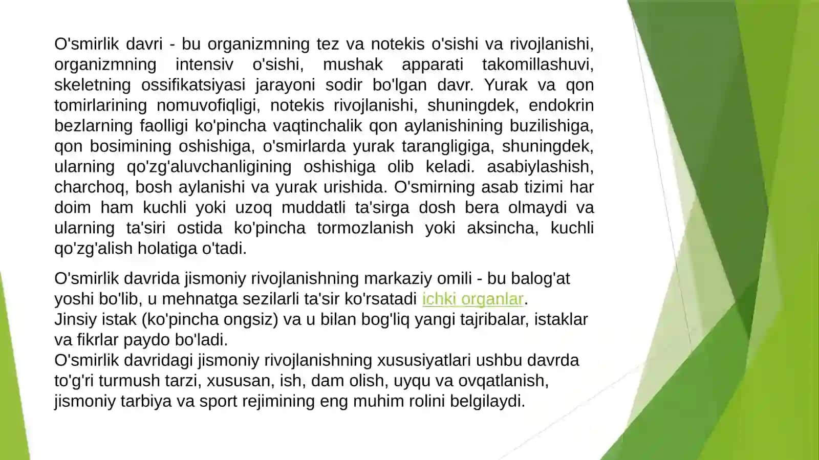 O'smirlik davri inqirozi va uning psixologik psixofiziologik sabablari 4