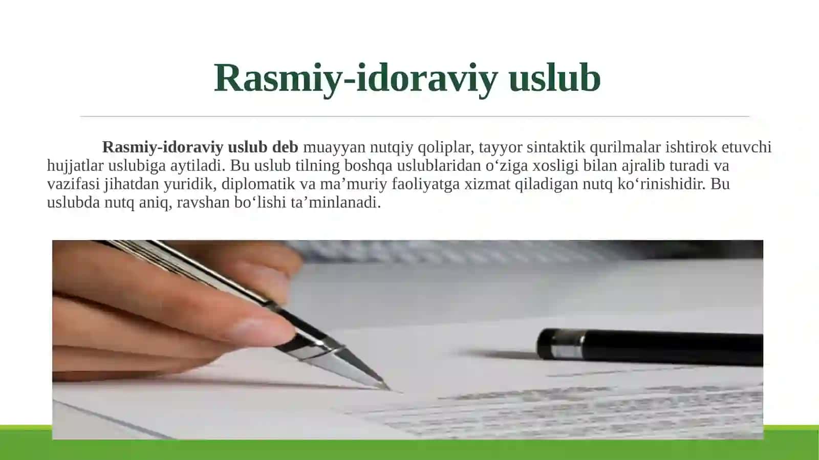 O‘zbek Tilining Sohada Qo‘llanishi 4