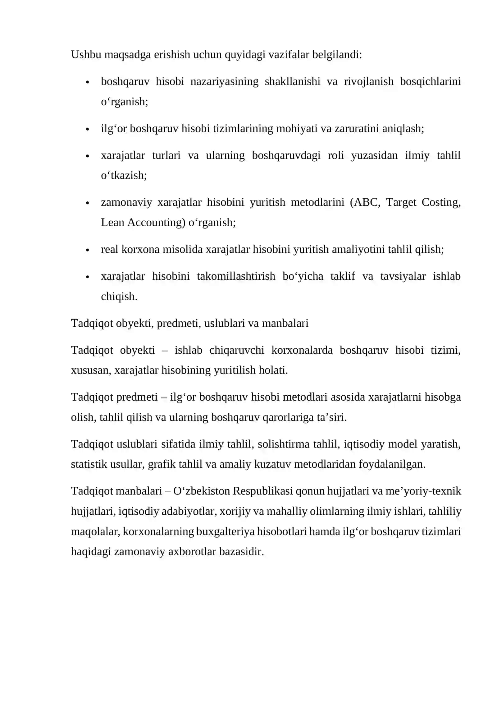Buxgalteriya hisobi va audit yunalishi fanidan 4