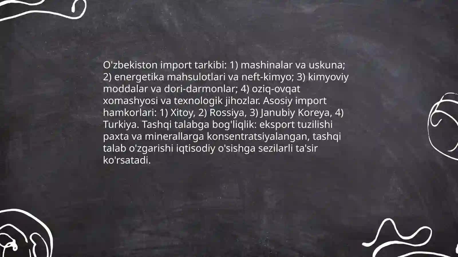 O'zbekistonning eksport salohiyati va asosiy eksport mahsulotlari 4