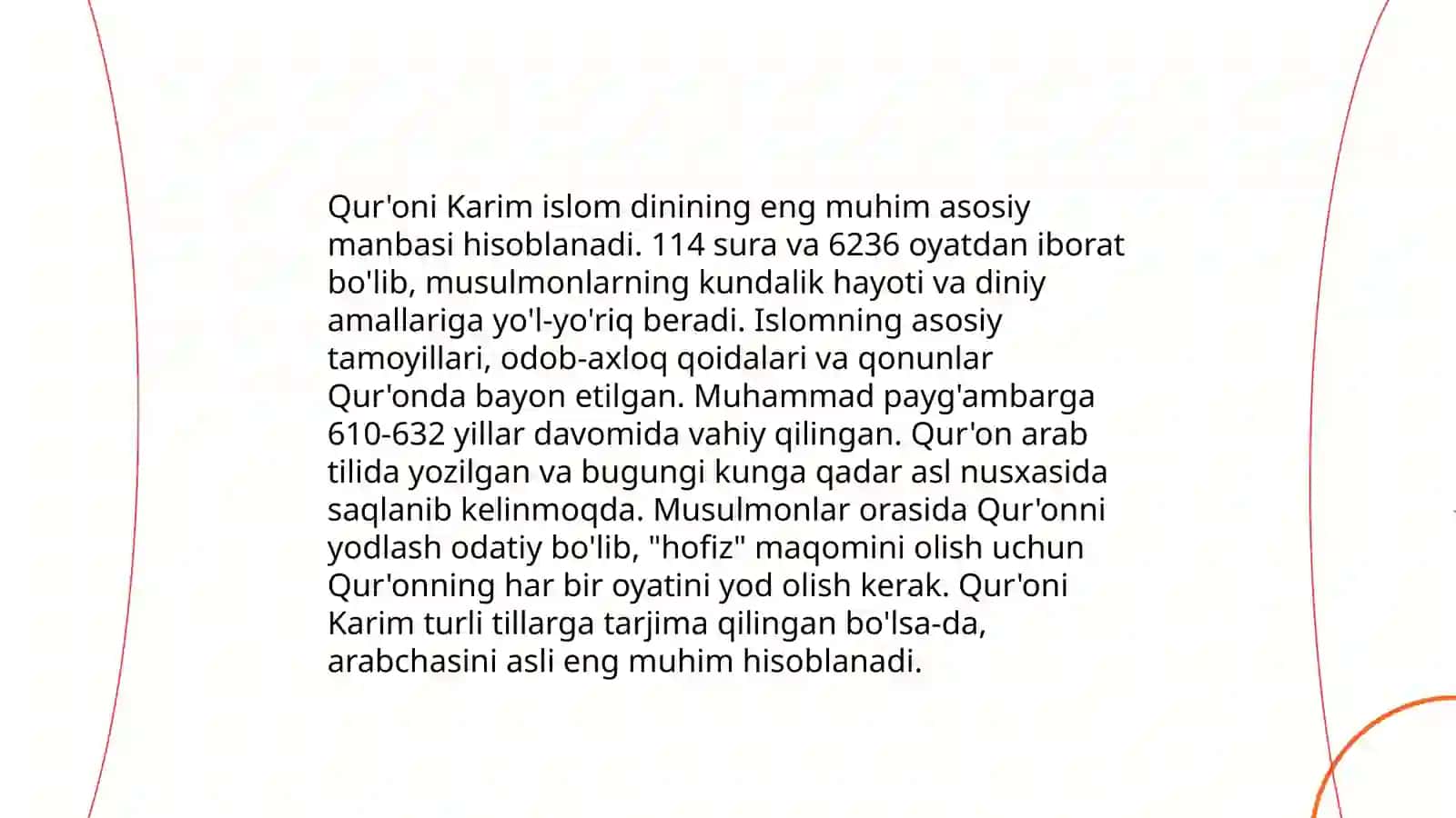 Islom dini manbalari va ularning hozirgi davrdagi ahamiyati 4