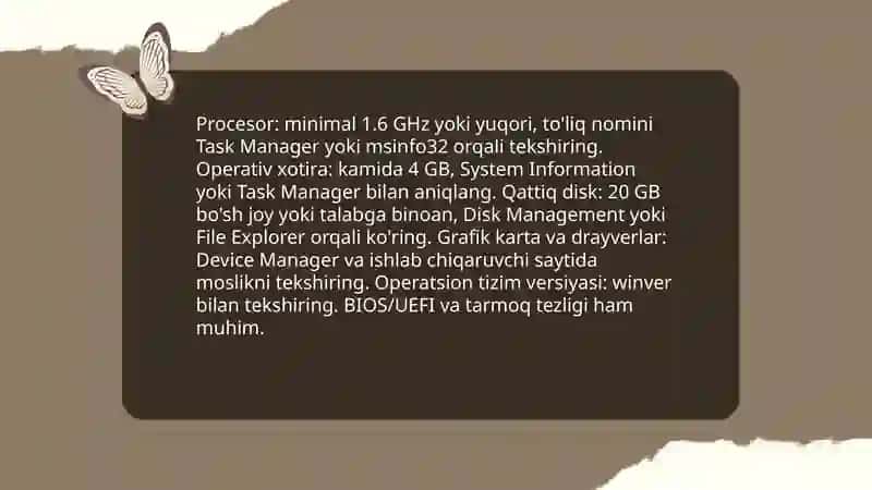 Setup dasturi yordamida kompyuterni sozlash 4