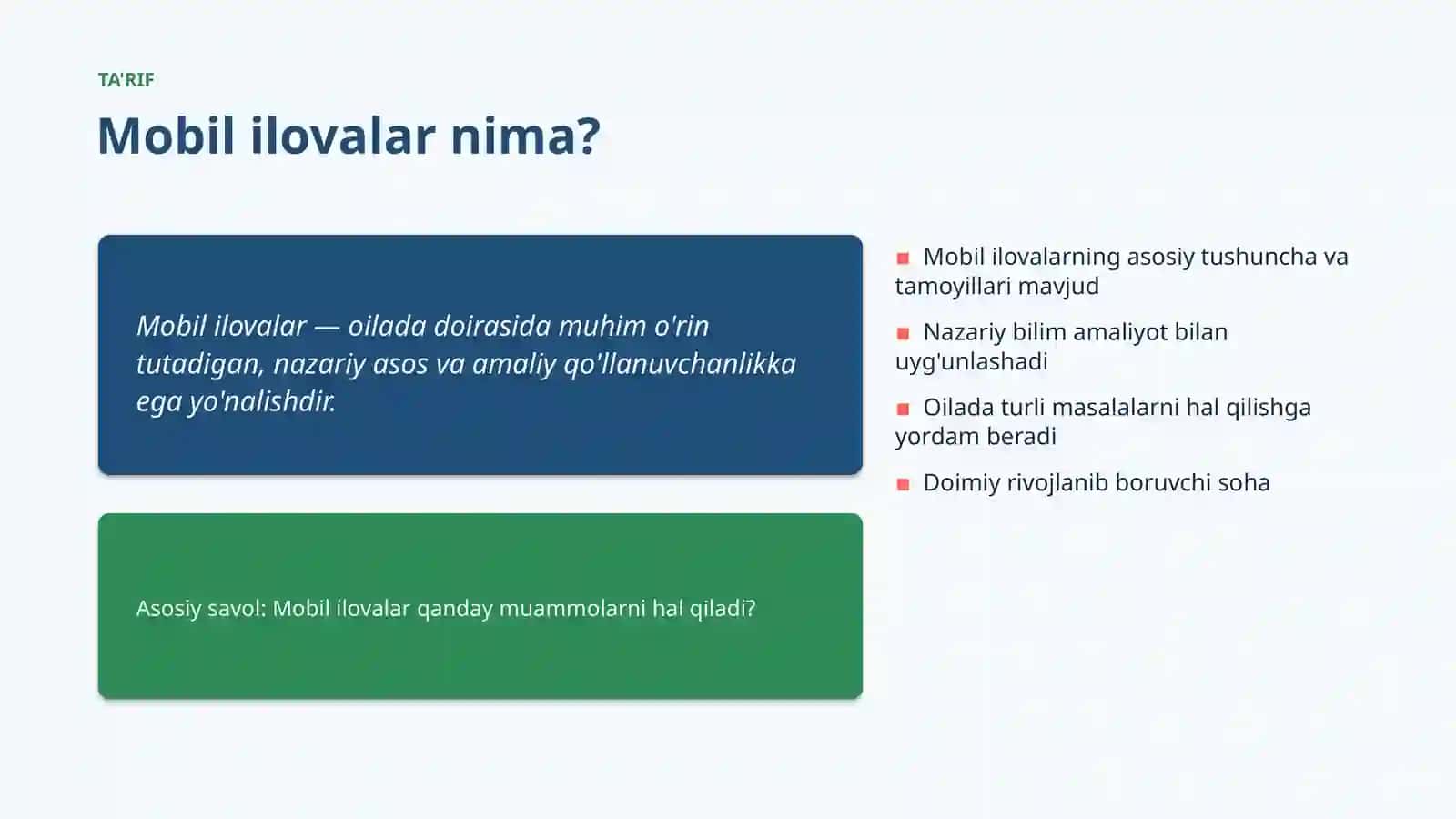 Mobil ilovalar 4