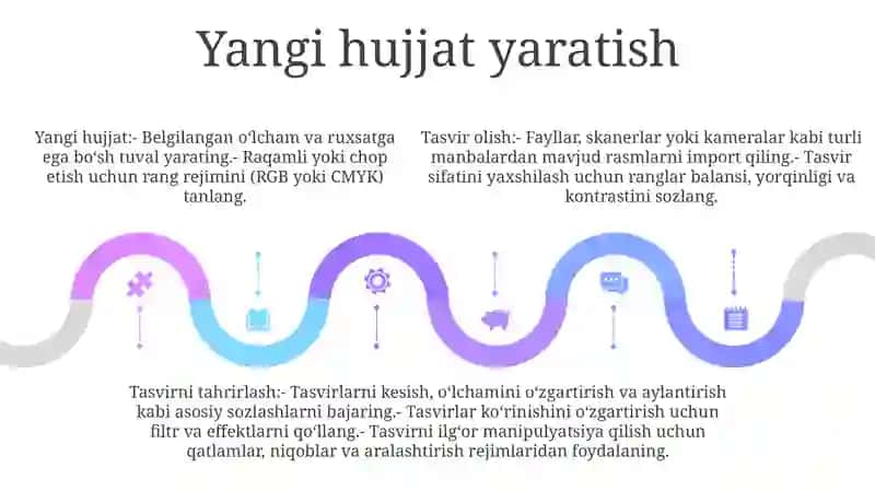 Adobe Photoshop Dasturida Tasvirlar Hosil Qilish Va UlarniTahrirlash 4