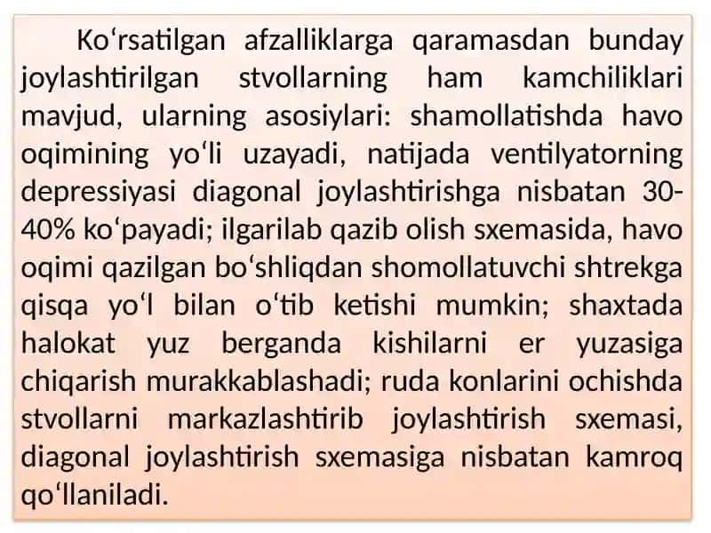 Bosh va yordamchi stvollarning o‘zaro bog‘langan holdajoylashtirilishi 4