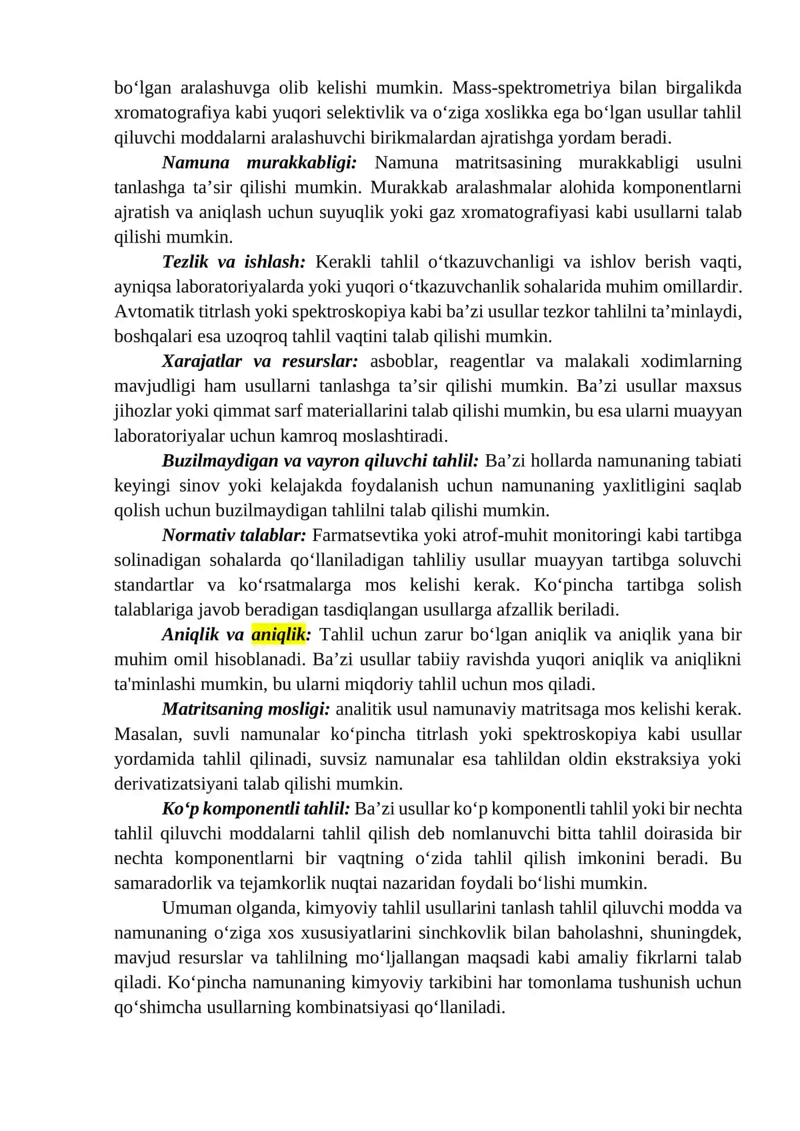 KIMYOVIY TAHLIL BOSQICHLARI 4