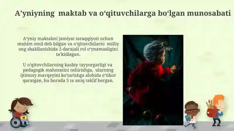 Adabiyot taʼlimi va uning yosh avlod tarbiyasidagi oʻrni (Aʼyniy nazariyasi) 4