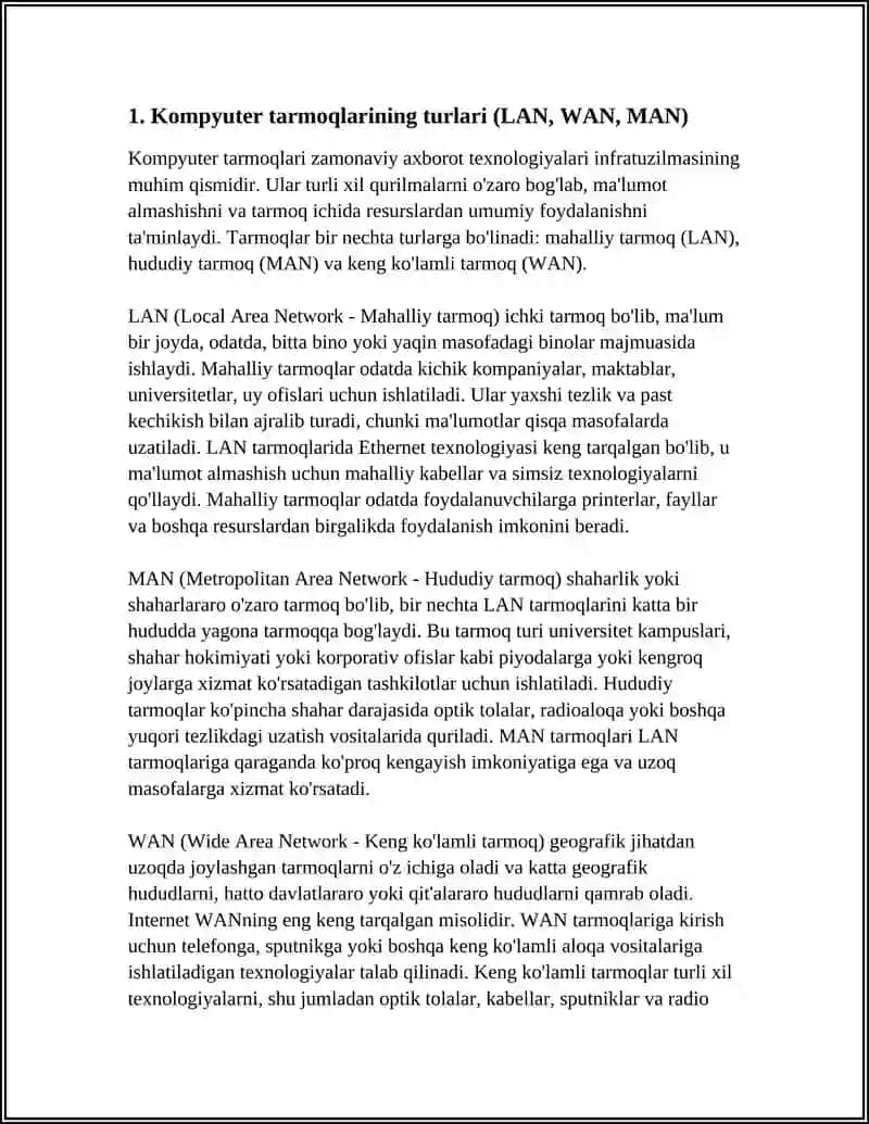 KOMPYUTER TARMOQLARI VA VIRUSLAR HAQIDA MAʼLUMOT 4