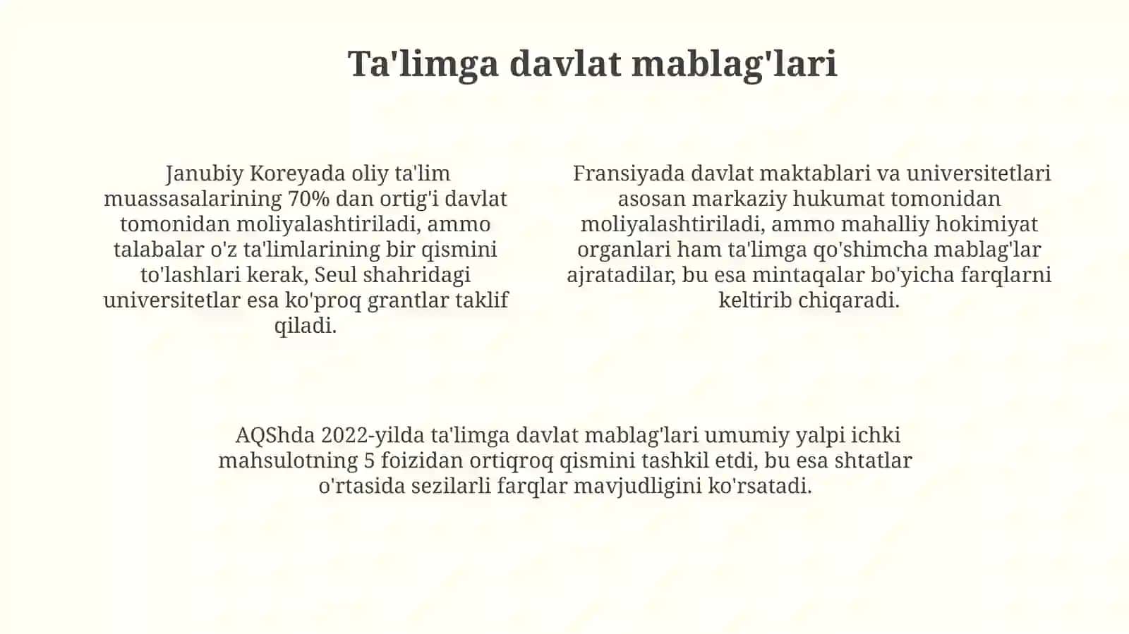 Milliy Ta'lim Tizimlarining O'ziga Xos Xususiyatlari 4