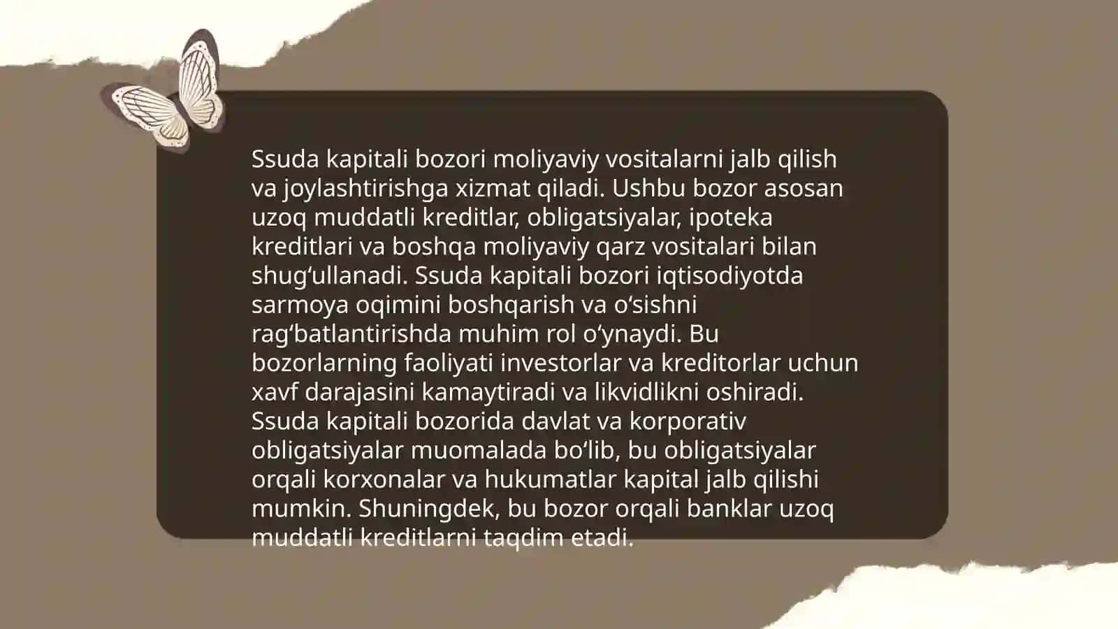 Ssuda kapitalining mohiyati va funksiyalari 4