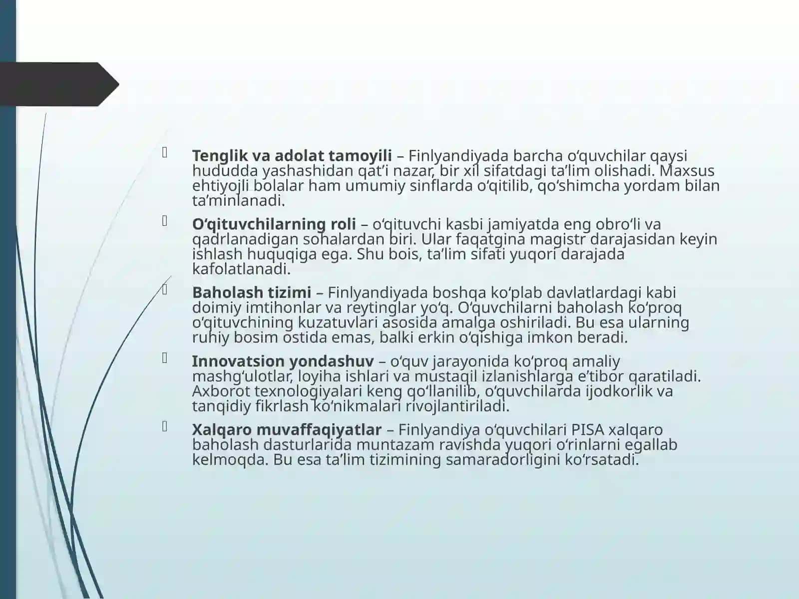 FINLANDIYA TA'LIM TIZIMI TARAQQIYOTI 4