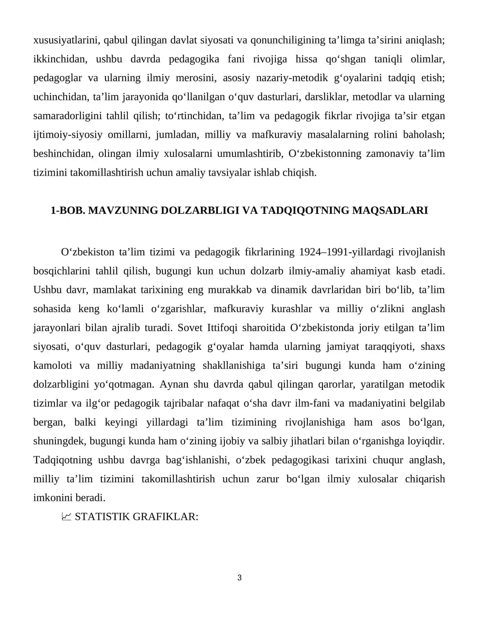 1924 - 1991 yillarda Ozbekistonda talim tizimi va pedagogik fikrlar 4