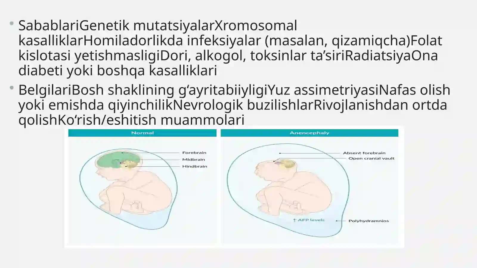 BOSH VA BO’YIN TUG’MA RIVOJLANISH NUQSONLARI 4