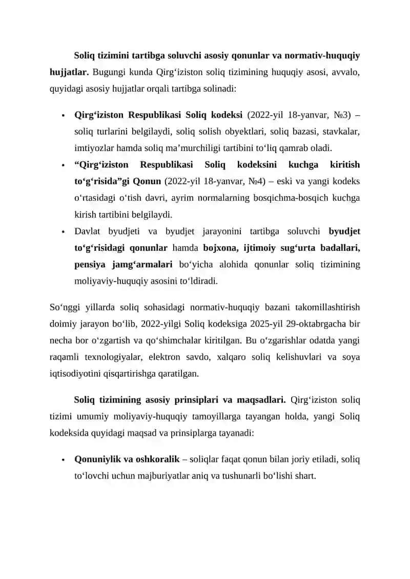 Qirg‘iziston soliq tizimi 4