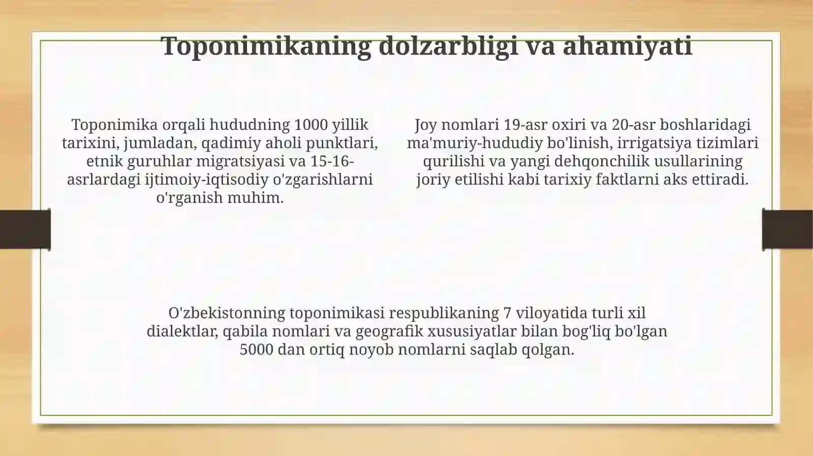 O'zbekistonda tarixiy toponimikaga oid tadqiqotlar 4
