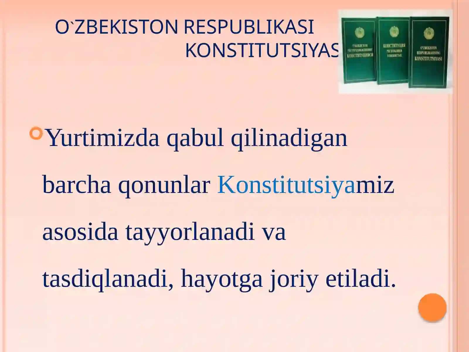 O`ZBEKISTON RESPUBLIKASI KONSTITUTSIYASI 4