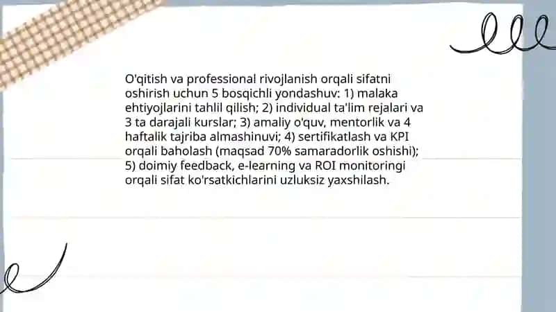 Sifat menejmentida inson resurslarini boshqarish va korporativ madaniyat 4