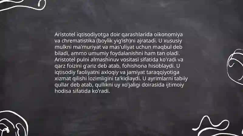 Antik dunyo iqtisodiy qarashlari 4