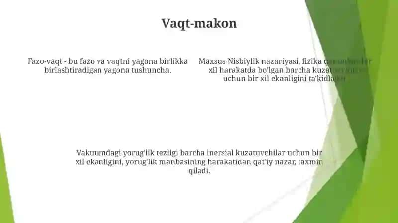 Maxsus nisbiylik nazariyasi 4