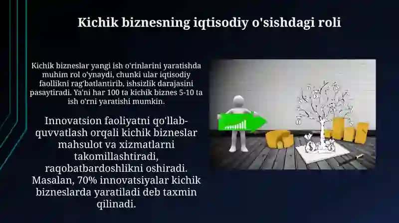 Ragamli iqtisodiyot va kichik bıznesning rivojlanishi 4