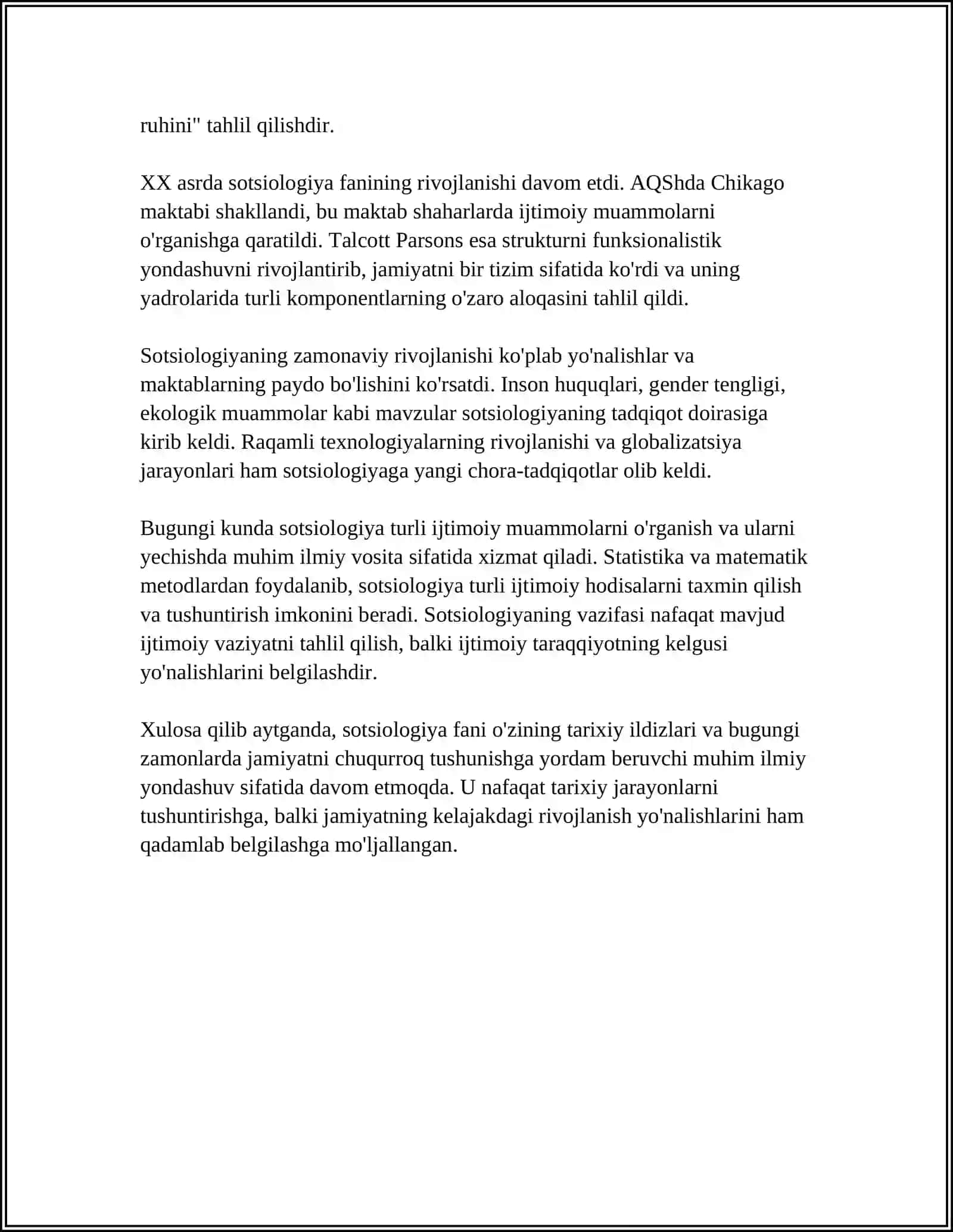 SOTSIOLOGIYA FAN SIFATIDA 4