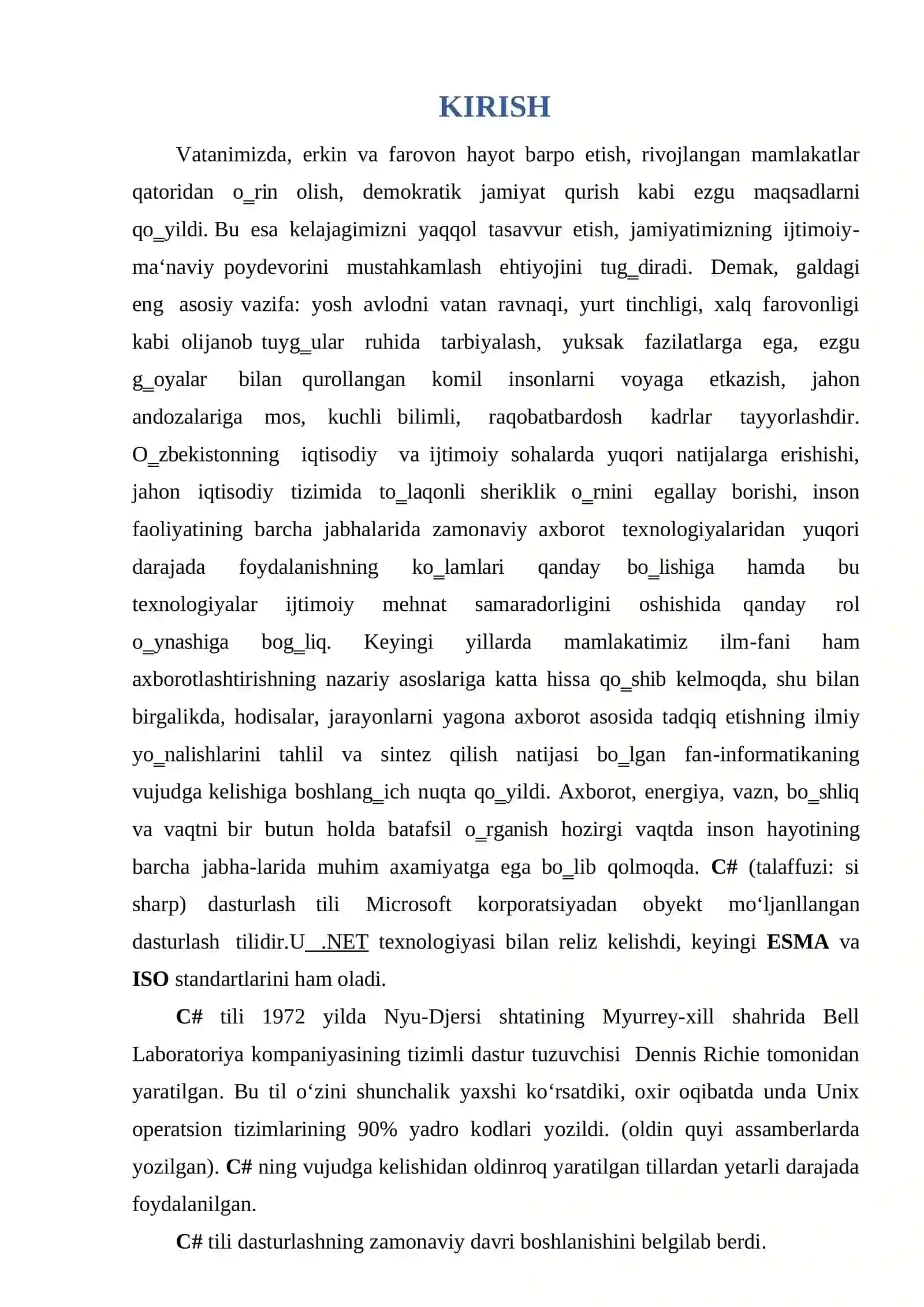 C++ DASTURLASH TILIDA DIALOG OYNALARI 4