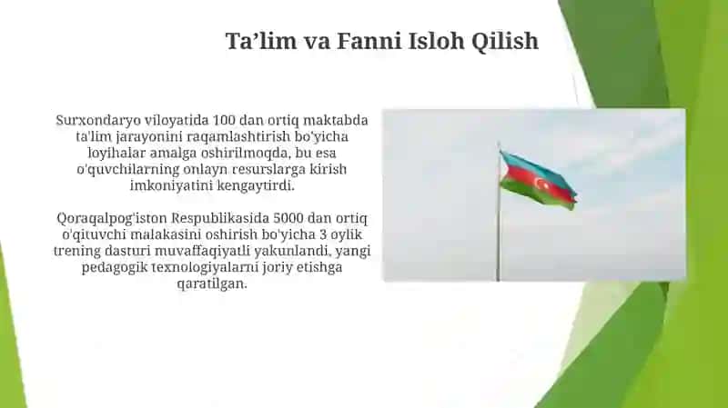 Yangi Oʻzbekistonda amalga oshirilayotgan islohotlar 4