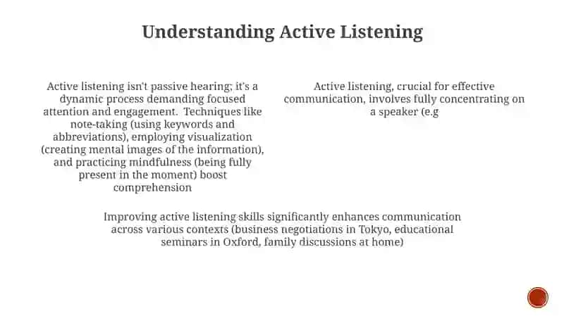 Active Listening Skills 4