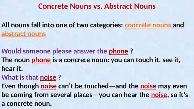 Abstract Nouns 4