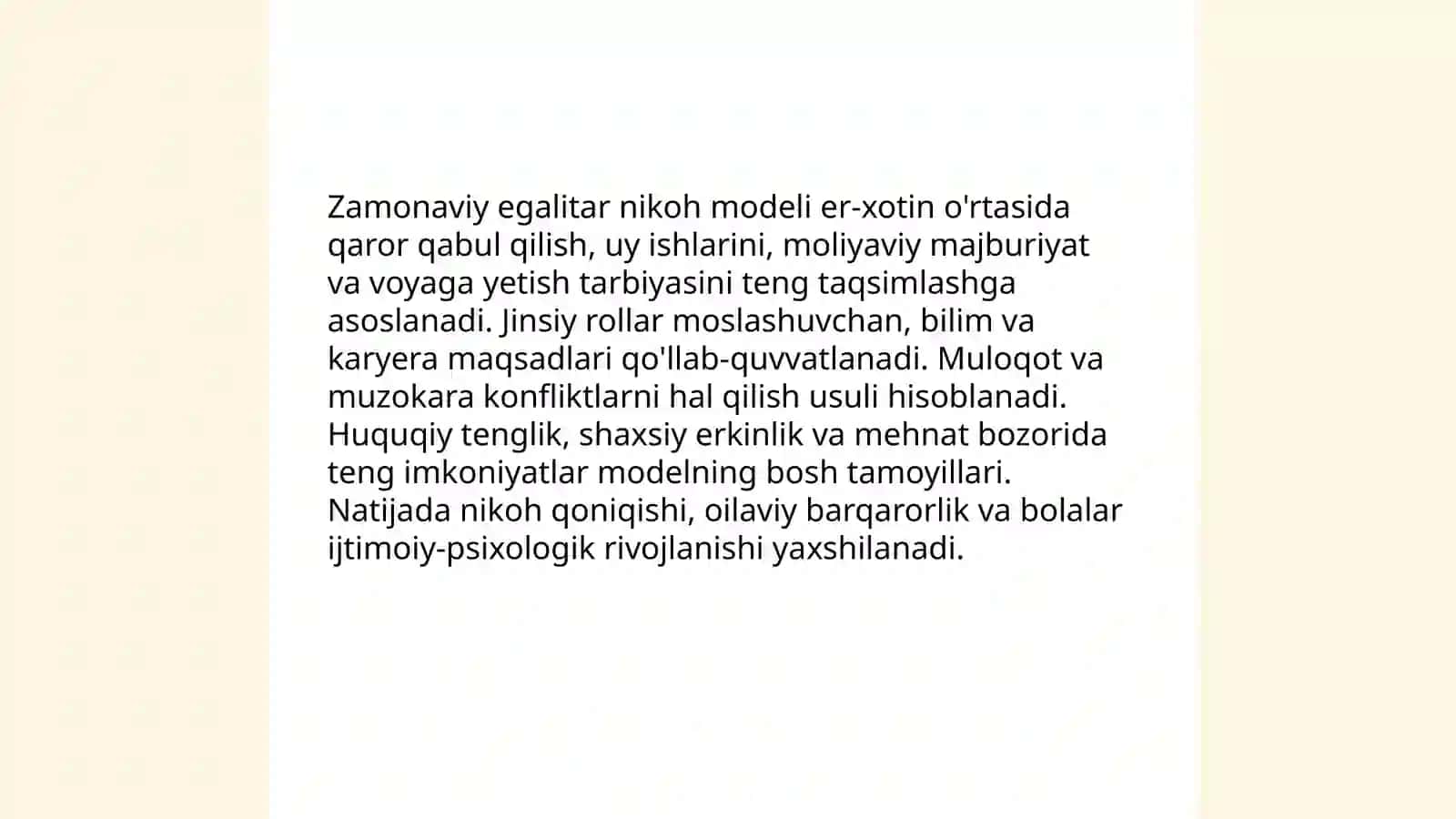 Nikoh modeli 4