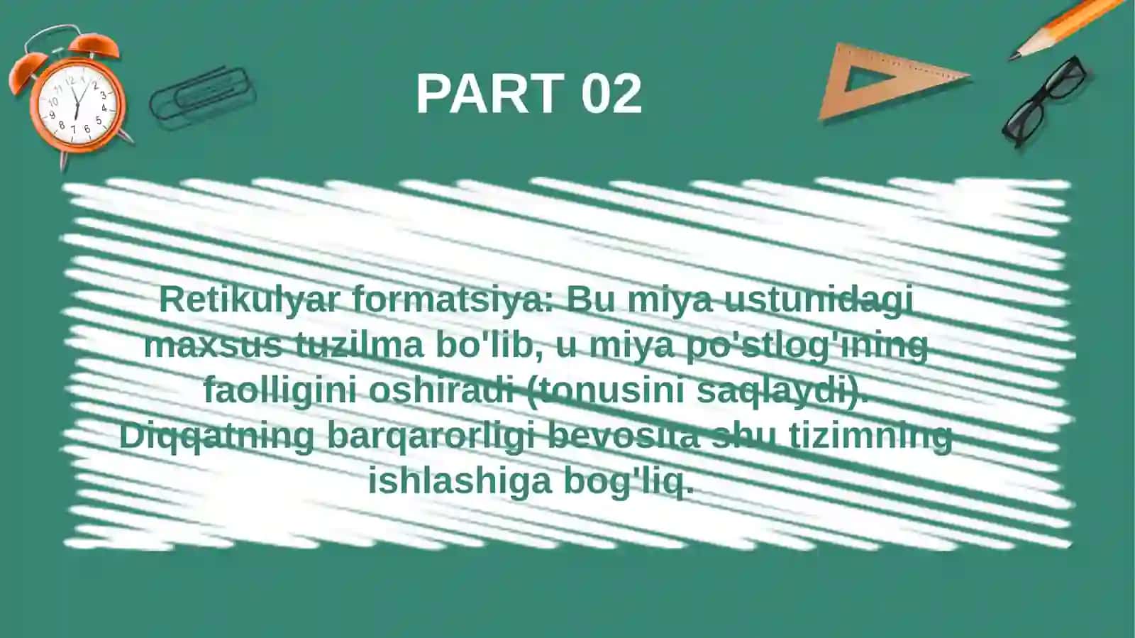 Diqqatning psixofiziologik indikatorlar va mexanizmlari 4
