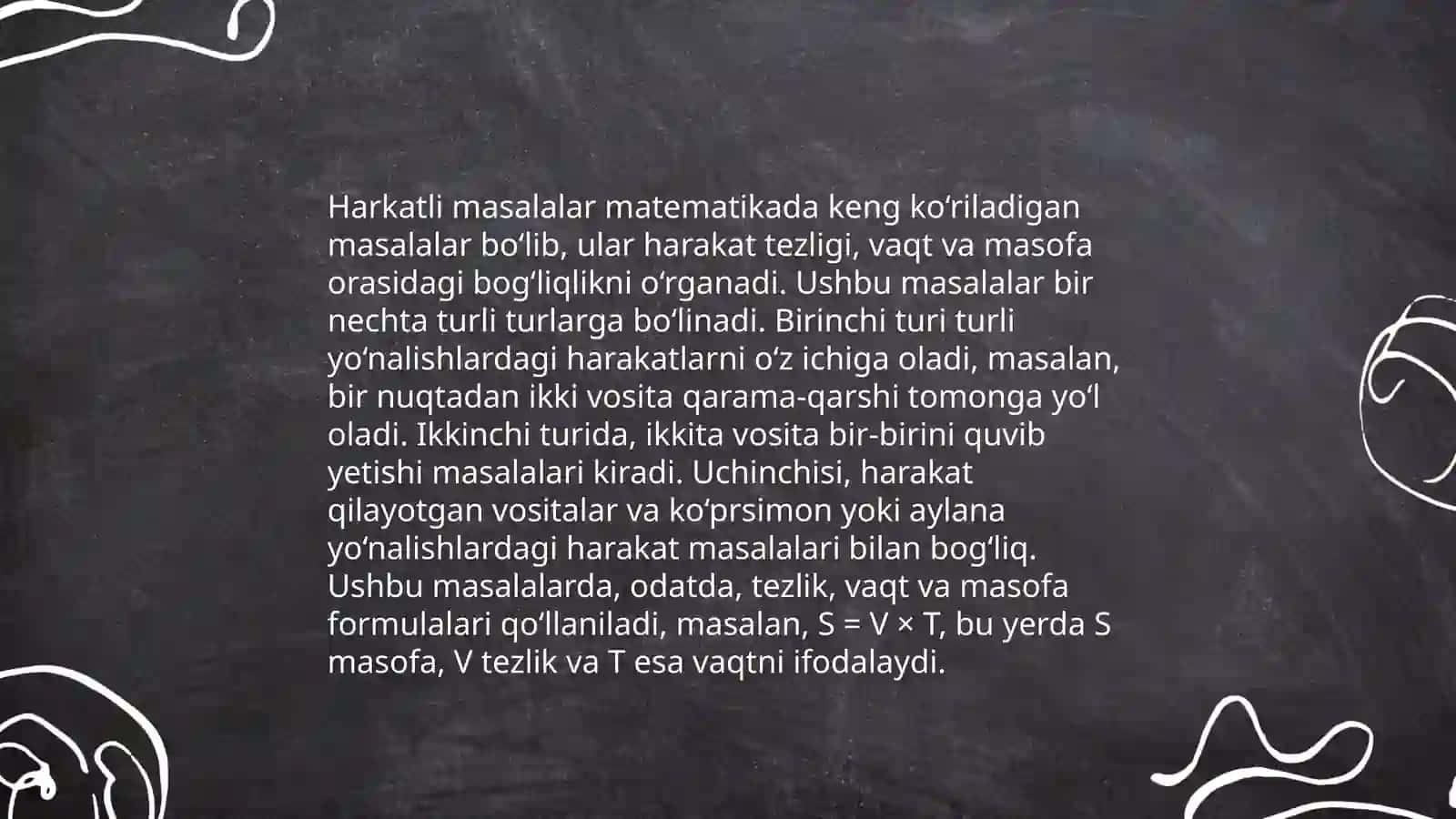 Boshlang’ich sinflarda harkatga doir masalalar ishlashga oʻrgatish 4