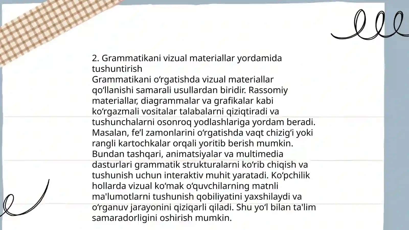 Quyi aqli zaif sinflarda grammatika va togri yozuv ustida ishlash 4