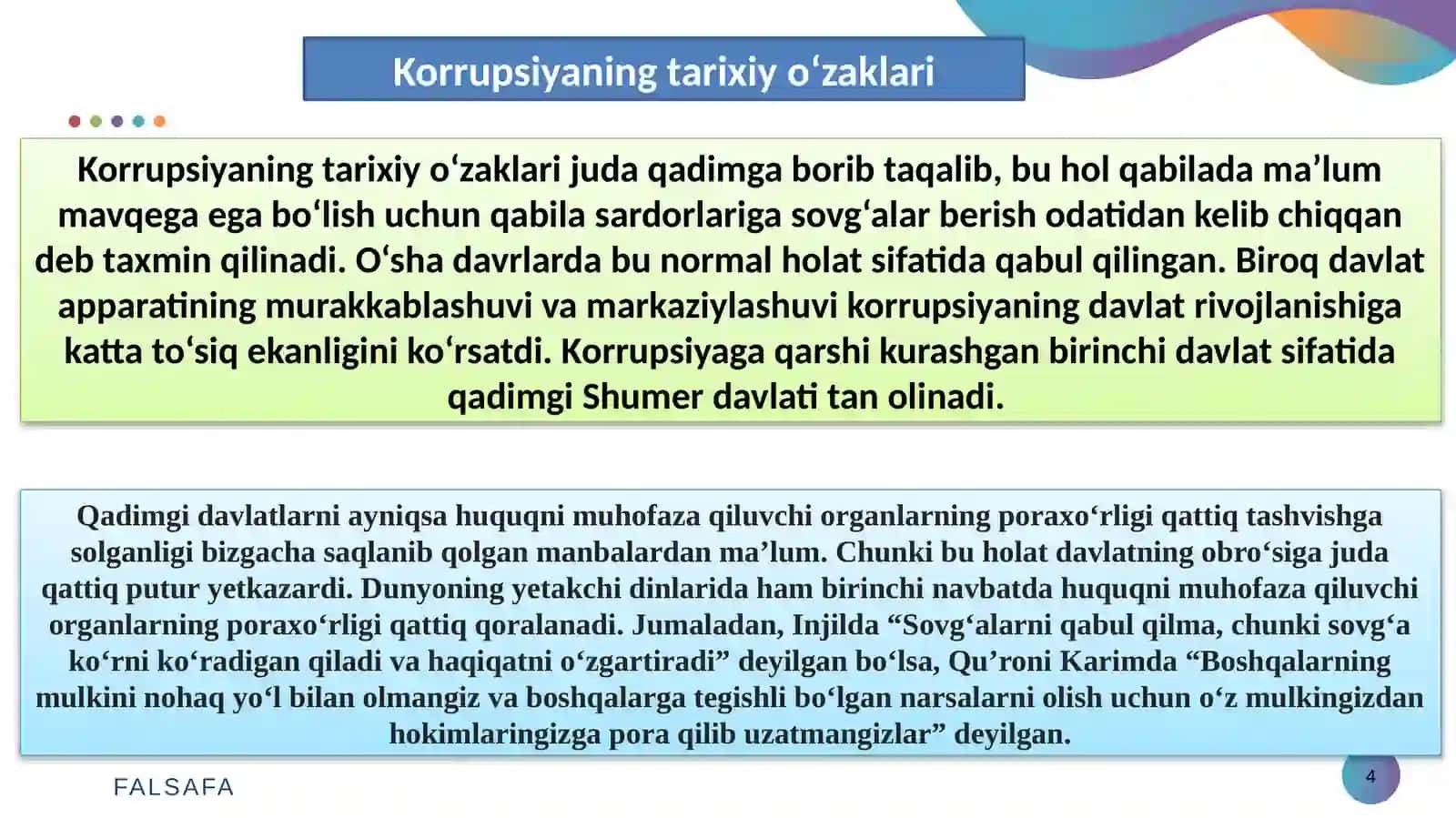 KORRUPSIYAGA QARSHI KURASHISHNING JAHON TAJRIBASI 4