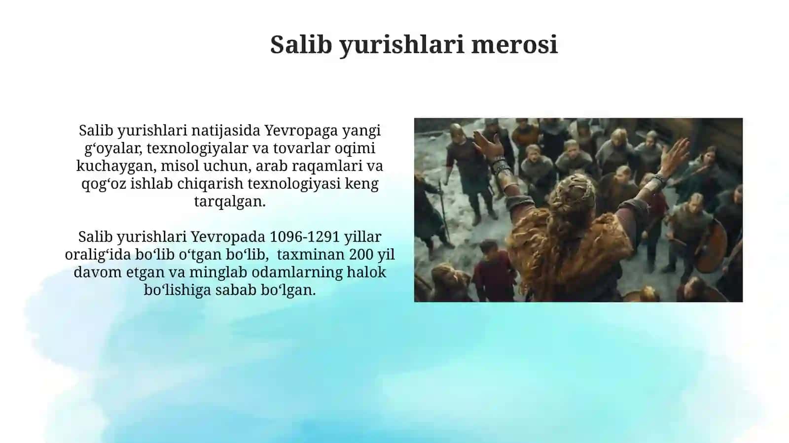 Salib yurishlari va uning oqibatlari 4